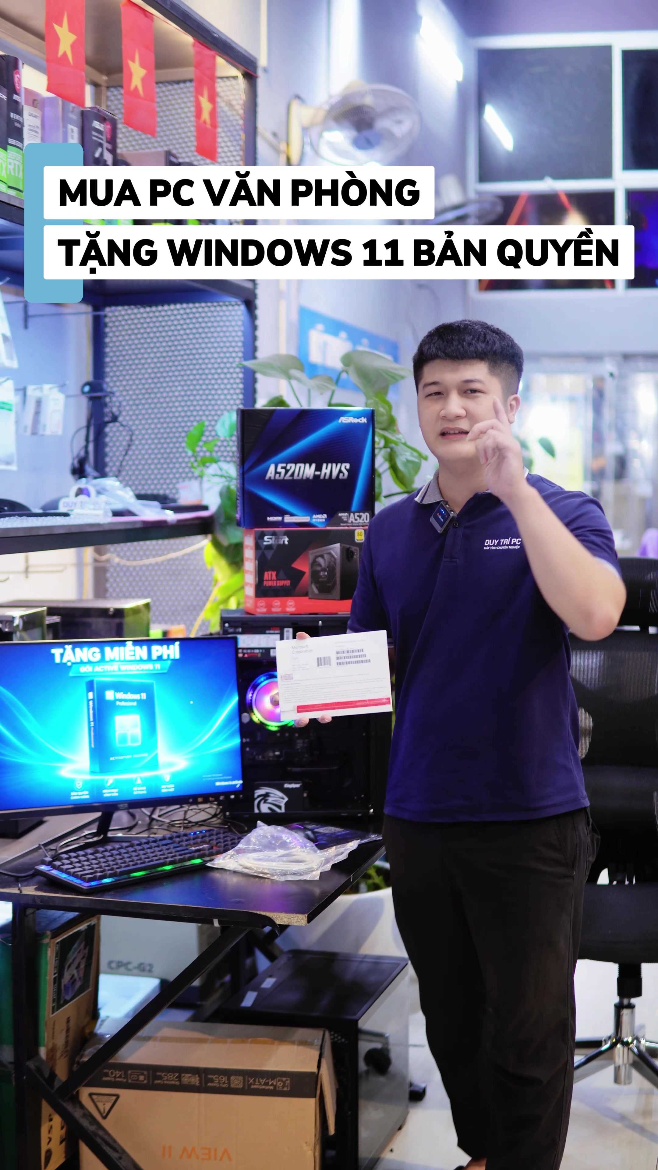 Bộ PC Văn Phòng Giá Rẻ Tặng Windows 11 Bản Quyền – Tối Ưu Chi Phí Cho Doanh Nghiệp